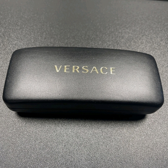 Versace Italy B Mod 3347 52[]17-142 Black Eyeglasses / Frames W/Case MF - Picture 2 of 6